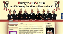 Desktop Screenshot of bas-ahlen.de